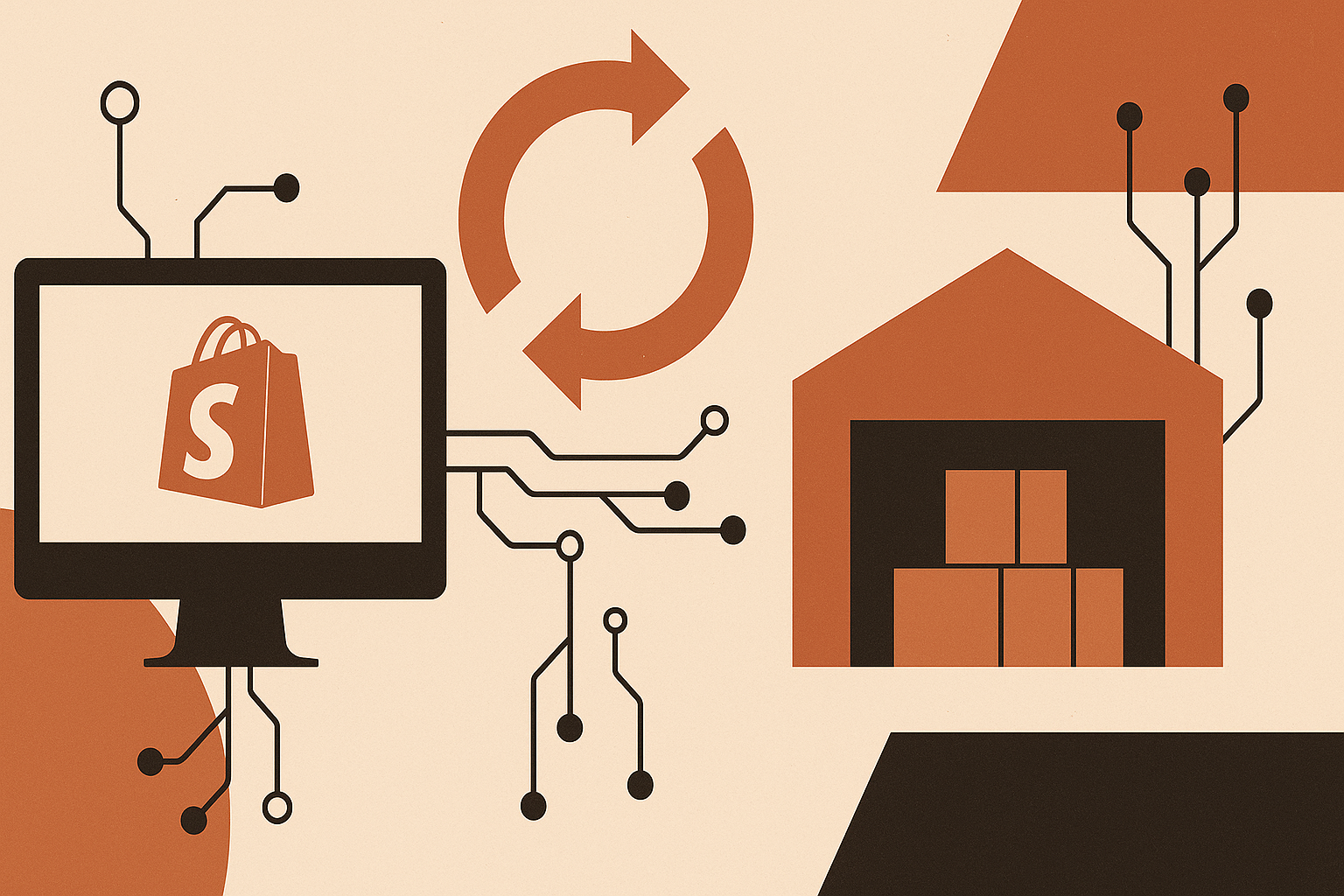 Sincronizar inventario entre Shopify y tu almacén para evitar roturas